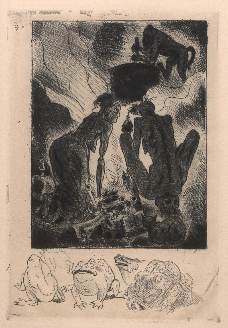 Lot 3120, Auction  125, Goethe, Johann Wolfgang von, Faust. Traduite par Gérard de Nerval. Mit Radierungen von J.-G. Daragnès. Paris 1924. - Eines von 12 Exemplaren der Vorzugsausgabe auf Japan
