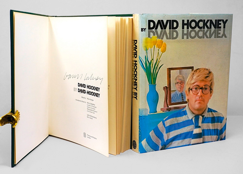 Lot 3150, Auction  125, Hockney, David, David Hockney by David Hockney. London, Thames and Hudson, 1977. - Signiert