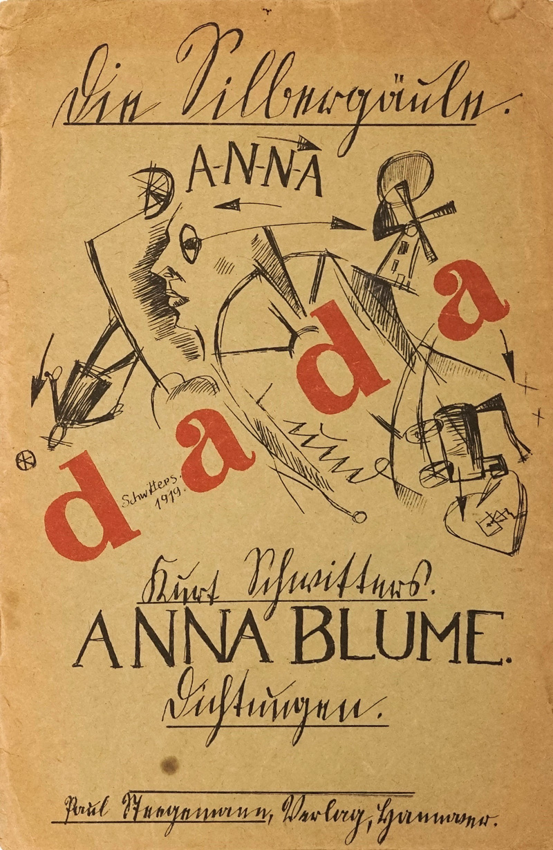 Lot 3348, Auction  125, Schwitters, Kurt, Anna Blume. 6.-10. Tsd. Hannover, Paul Steegemann, 1919