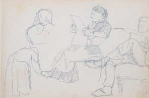 Los 2612 - Hentschel, H. Rudolph - Skizzenbuch u. Beilagen. 1865-1906 - 0 - thumb
