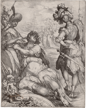 Lot 5021, Auction  126, Bellange, Jacques, Lagerszene vor der Stadt