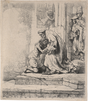Lot 5199, Auction  126, Rembrandt Harmensz. van Rijn, Die Rückkehr des verlorenen Sohnes