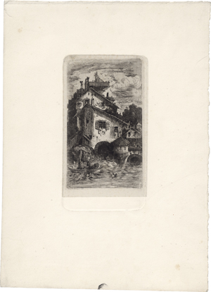 Lot 5353, Auction  126, Bresdin, Rodolphe, Moulin à eau - Die Mühle am Wasser