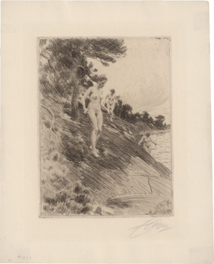 Lot 5416, Auction  126, Zorn, Anders, Erschrocken