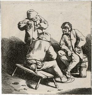 Lot 5491, Auction  126, Bega, Cornelis, Die drei Trinker