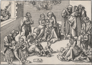 Lot 5528, Auction  126, Cranach d. Ä., Lucas, Die heilige Sippe