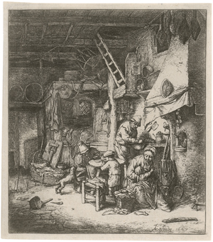 Lot 5643, Auction  126, Ostade, Adriaen van, Die Familie