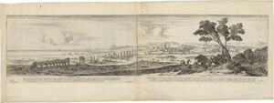 Lot 5696, Auction  126, Silvestre, Israel, Ansicht der Stadt Fréjus mit dem Forum Julii