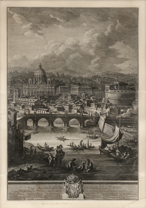 Lot 5705, Auction  126, Vasi, Giuseppe, Blick auf die Engelsbrücke mit der Engelsburg