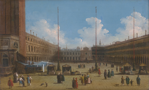 Lot 6035, Auction  126, Bison, Giuseppe Bernardino, Die Piazza San Marco