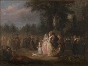 Los 6040 - Lancret, Nicolas - Umkreis - Galante Festgesellschaft im Park - 1 - thumb