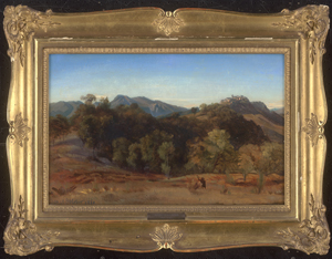 Los 6084 - Hoffmann, Josef - Blick über die Berge bei Olevano - 1 - thumb