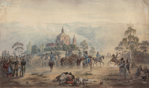 Lot 6629, Auction  126, Faber du Faur, Christian Wilhelm von, Aus dem Russlandfeldzug Napoleons 1812: Vor Smolensk