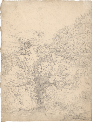 Lot 6691, Auction  126, Kaiser, Adolph, Die Brücke in der Via Mala