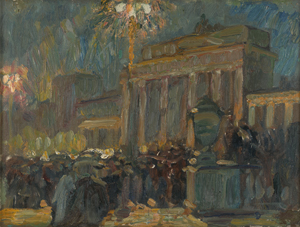 Lot 7007, Auction  126, Antoine, Otto, Brandenburger Tor bei Nacht