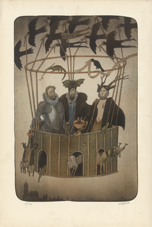 Lot 8048, Auction  126, Born, Adolf, Vzduchoplavba císaře Rudolfa nad Prahou