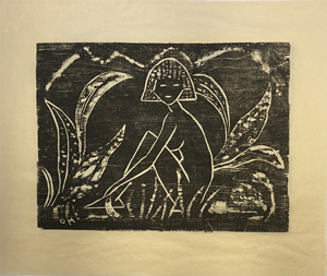 Los 8202 - Mueller, Otto - Knabe zwischen Blattpflanzen/Mädchen zwischen Blattpflanzen - 1 - thumb