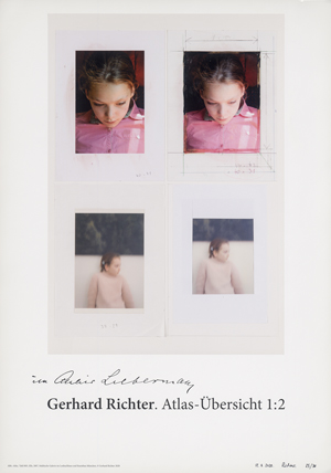 Lot 8245, Auction  126, Richter, Gerhard, Künstlerplakat "Atlas Übersicht 1:2"