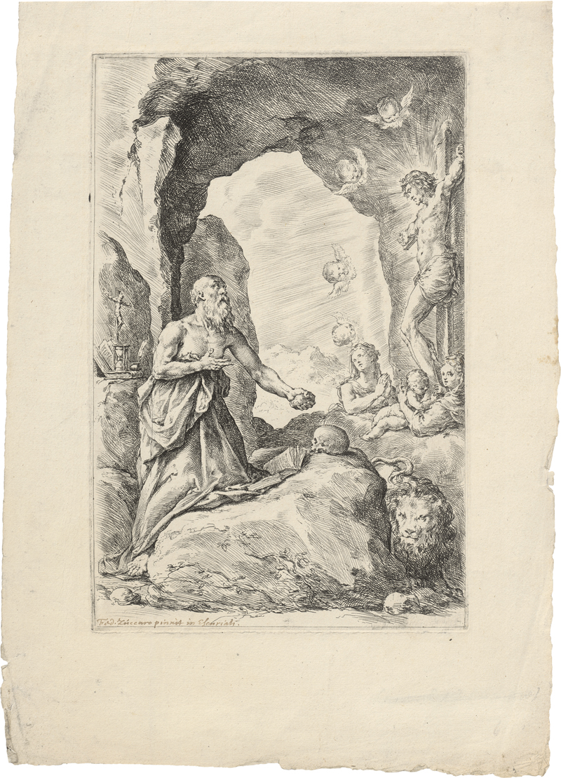 Lot 5023, Auction  126, Bisschop, Jan de, Die Vison des hl. Hieronymus