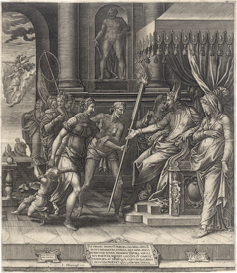 Lot 5123, Auction 126, Ghisi, Giorgio, Die Verleumdung des Apelles