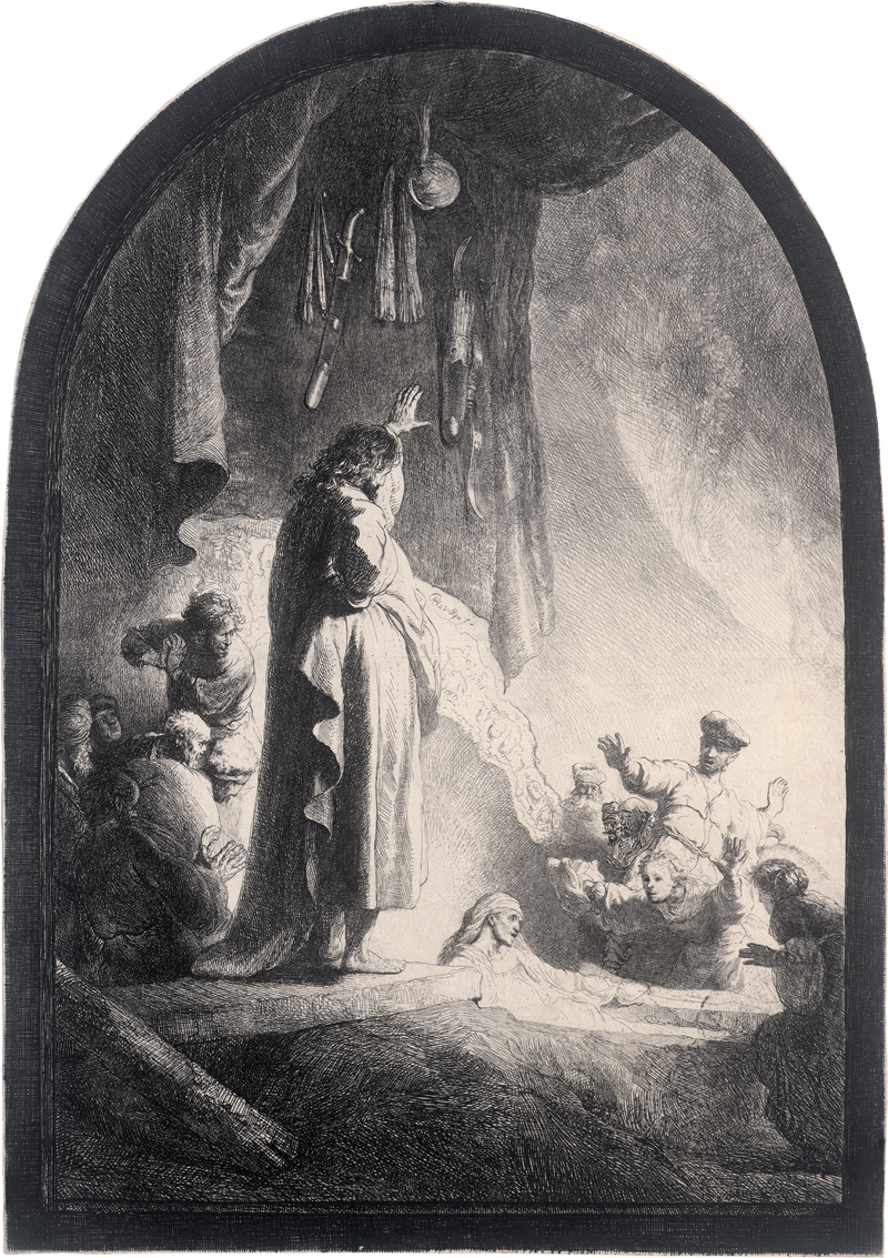 Lot 5197, Auction 126, Rembrandt Harmensz. van Rijn, Die große Auferweckung des Lazarus