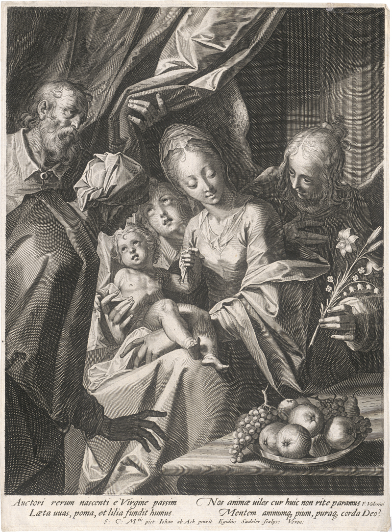 Lot 5220, Auction  126, Sadeler II, Aegidius, Die Hl. Familie