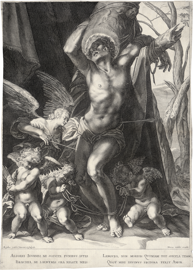 Lot 5221, Auction 126, Sadeler II, Aegidius, Der hl. Sebastian