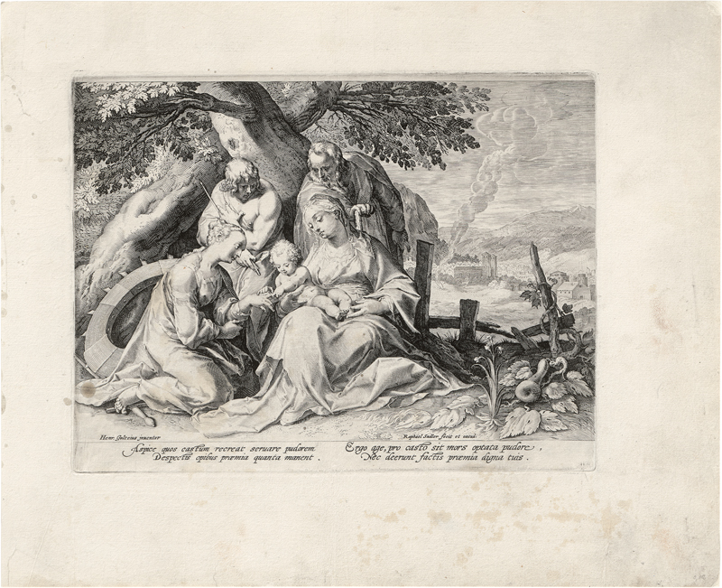 Lot 5227, Auction 126, Sadeler I, Raphael - zugeschrieben, Die Anbetung der Hirten