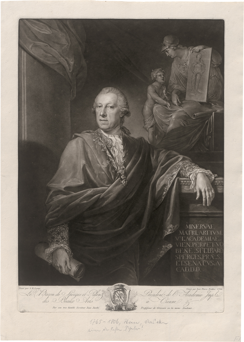 Lot 5313, Auction  126, Pichler, Johann Peter, Bildnis Jospeh Freiherr von Sperges auf Palenz und Reisdorf