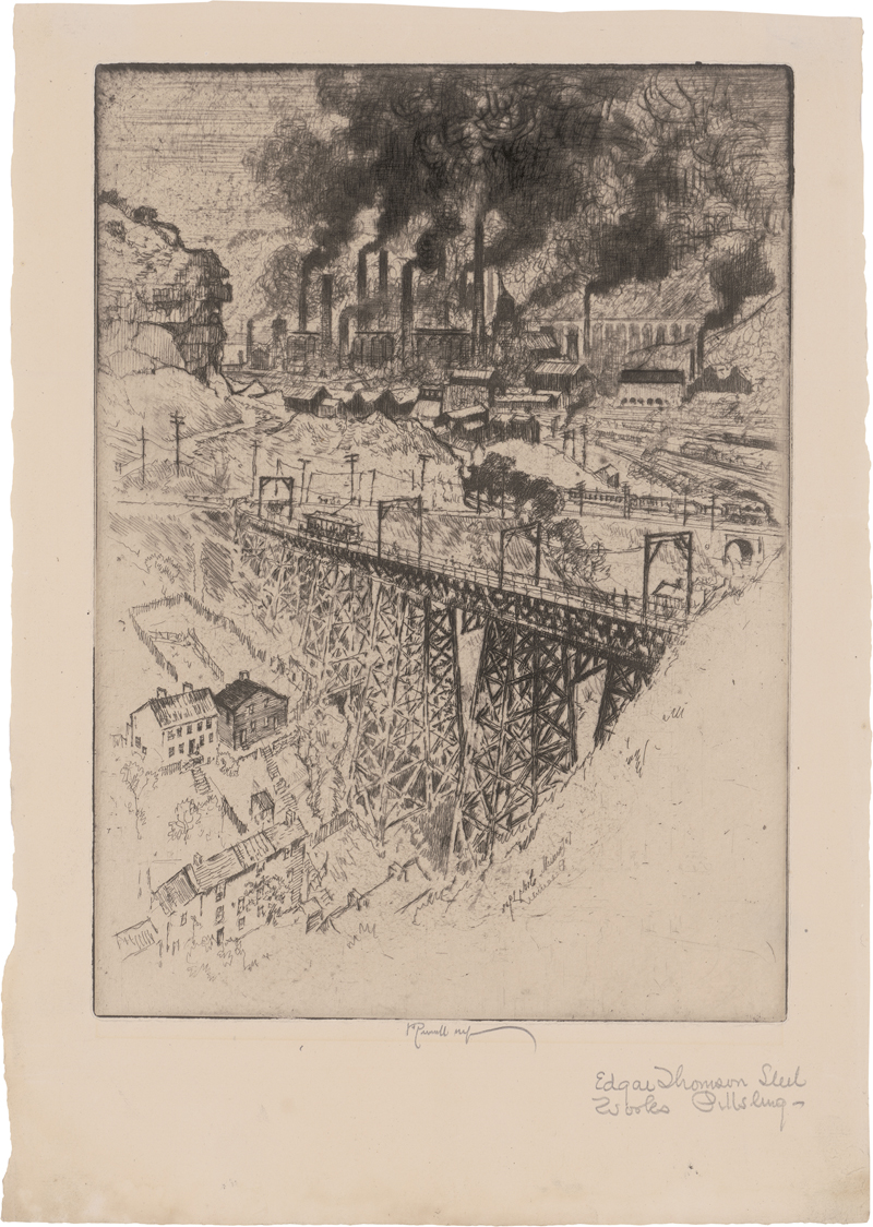 Lot 5402, Auction 126, Pennell, Joseph, Edgar Thomson Steel Works, Pittsburg