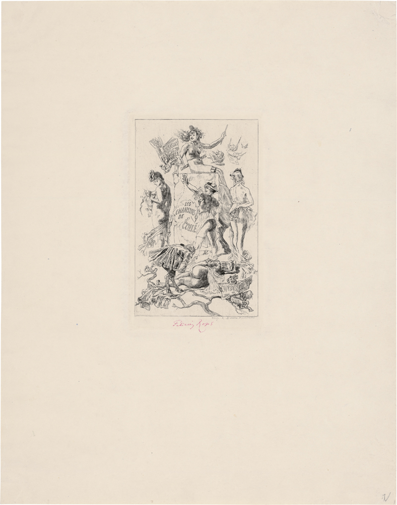 Lot 5458, Auction  126, Rops, Félicien, Les Chansons de Collé