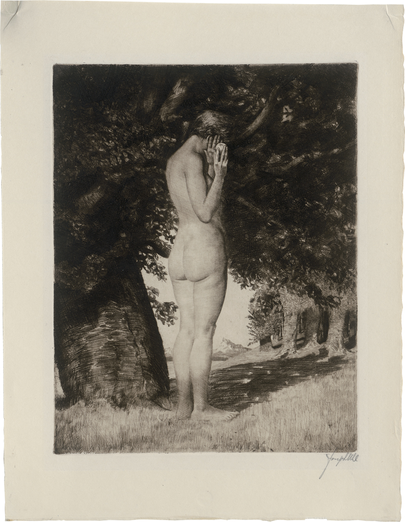 Lot 5468, Auction 126, Uhl, Joseph, Eva am Baum der Erkenntnis