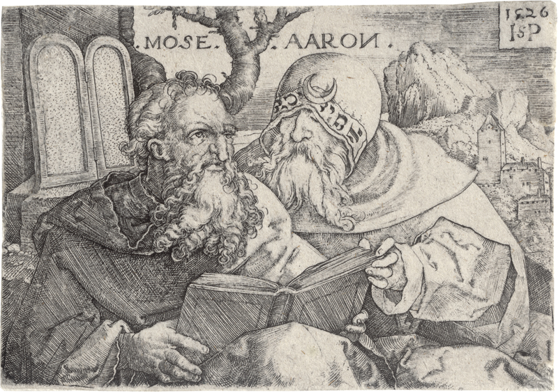 Lot 5493, Auction 126, Beham, Sebald, Moses und Aaron
