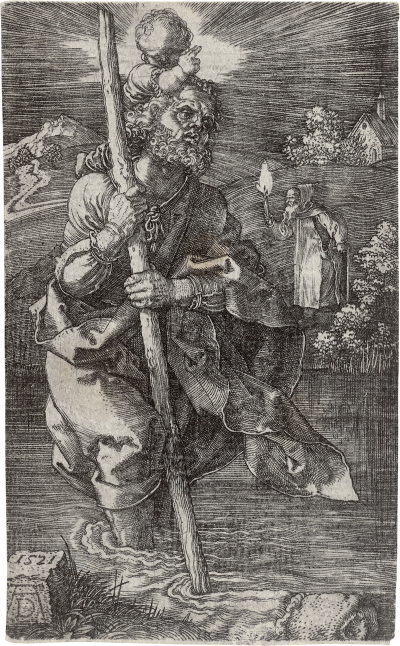 Lot 5535, Auction 126, Dürer, Albrecht, Der hl. Christophorus