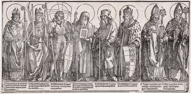 Lot 5546a, Auction  126, Dürer, Albrecht, Die Schutzheiligen von Österreich