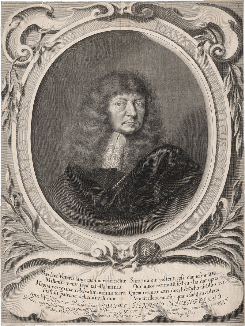 Lot 5600, Auction 126, Kilian, Bartholomäus, Bildnis des Johann Heinrich Schönfeld