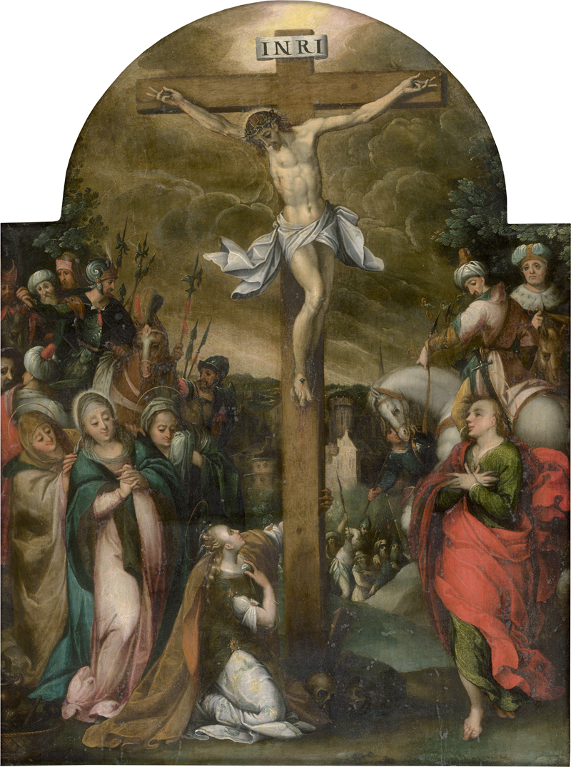 Lot 6015, Auction 126, Süddeutsch, um 1600. Das jüngste Gericht, Kreuzigung,