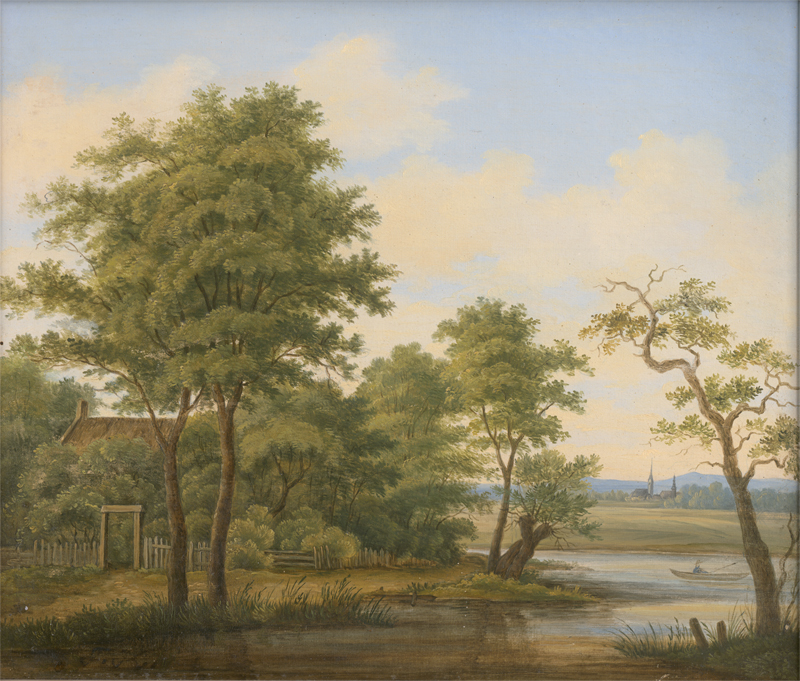 Lot 6065, Auction  126, Kobell, Ferdinand - zugeschrieben, Sommerliche Flusslandschaft