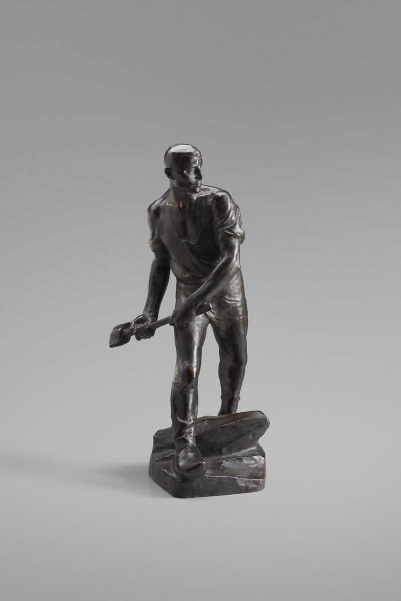 Lot 6166, Auction 126, Meunier, Constantin, Der Steinbrecher (Le carrier)