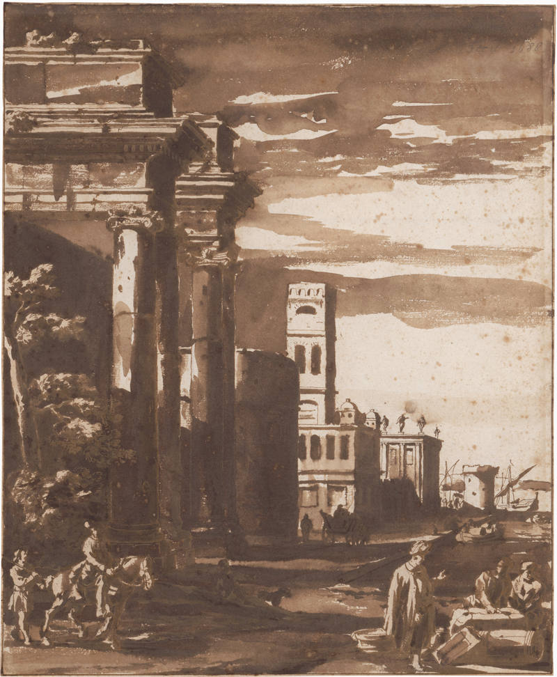 Lot 6527, Auction 126, Ulft, Jacob van der, Eine südliche Hafenszene