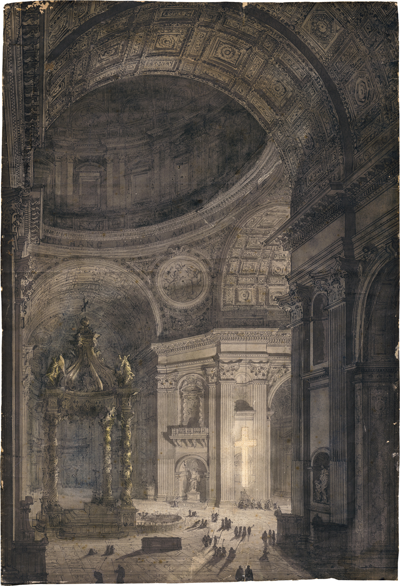 Lot 6583, Auction 126, Desprez, Louis-Jean - zugeschrieben, Illumination de la Croix de Saint-Pierre