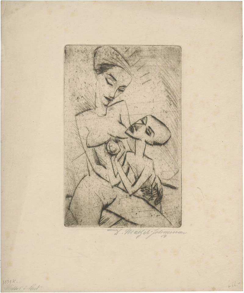 Lot 7077, Auction 126, Maetzel-Johannsen, Dorothea, Mutter und Kind