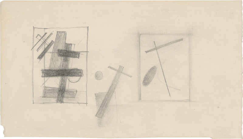 Lot 7103, Auction  126, Malewitsch, Kasimir, Compositions avec plans et dissolution