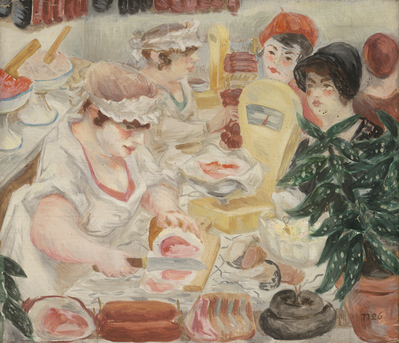 Lot 7126, Auction 126, Netzband, Georg, Fleischabteilung im KaDeWe