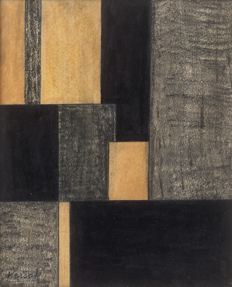 Lot 7184, Auction  126, Kassák, Lajos, Konstruktive Komposition