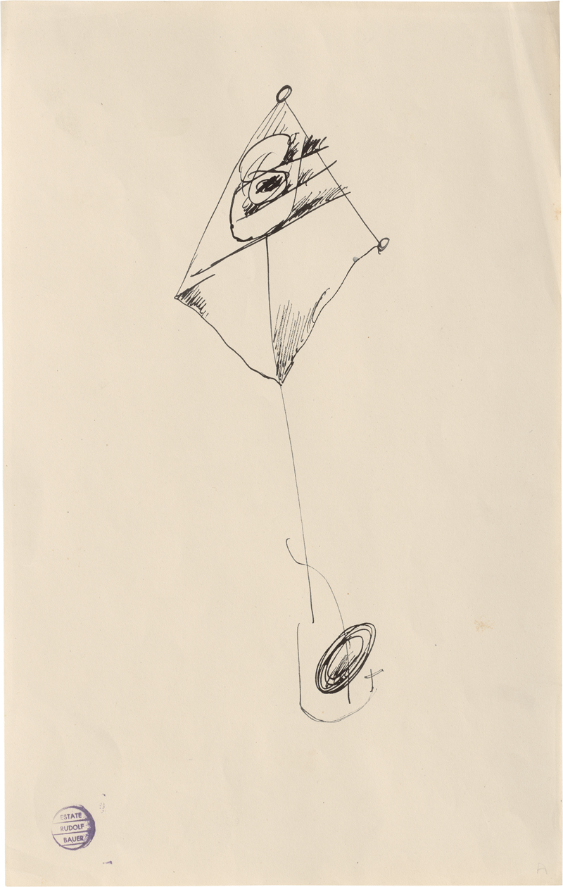Lot 8028, Auction  126, Bauer, Rudolf, Ohne Titel (Drachen)