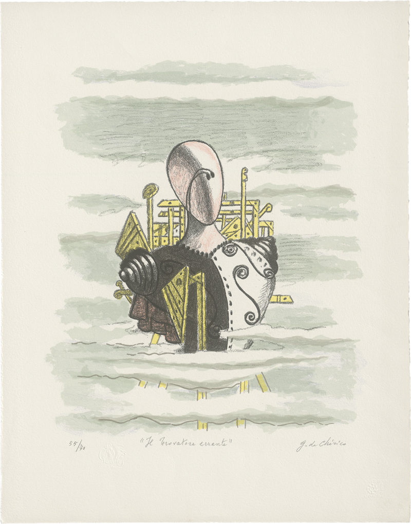 Lot 8070, Auction 126, Chirico, Giorgio de, Il Trovatore errante