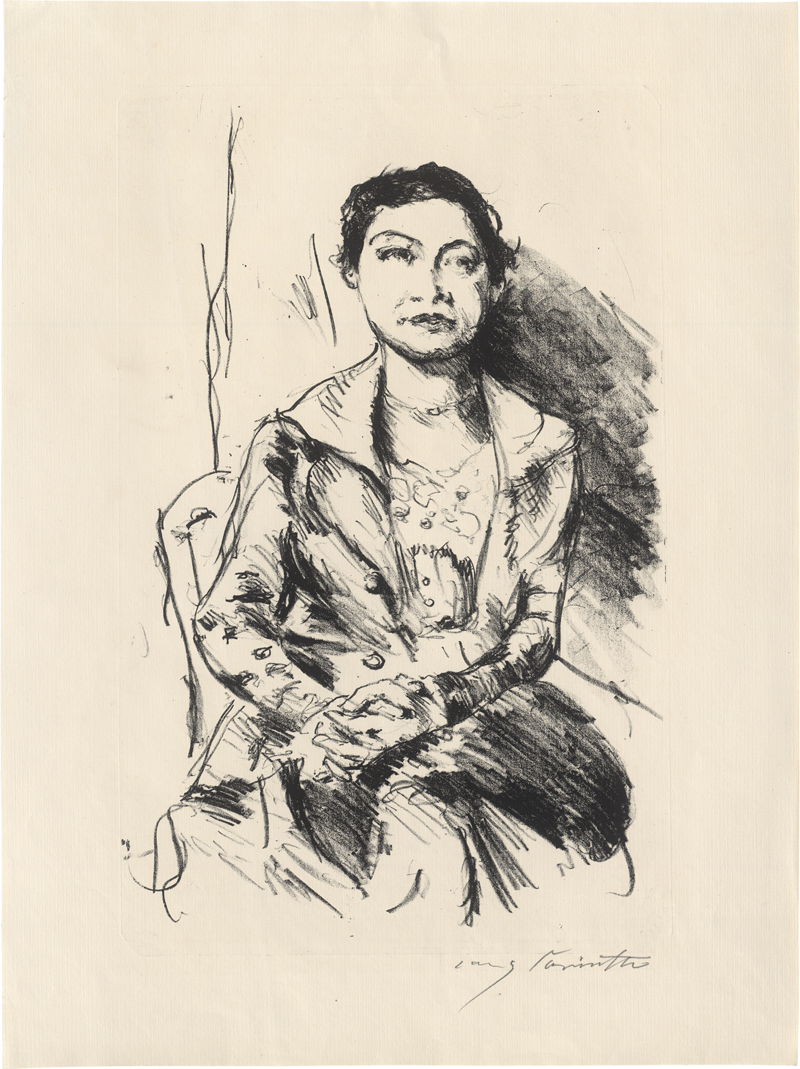 Lot 8075, Auction 126, Corinth, Lovis, Bildnis einer jungen Dame (Anneliese Halbe)