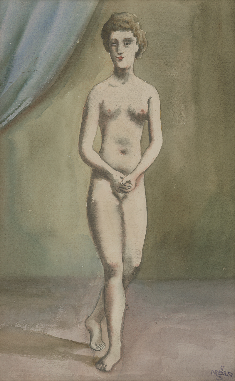 Lot 8088, Auction 126, Dressler, August Wilhelm, Mädchenakt