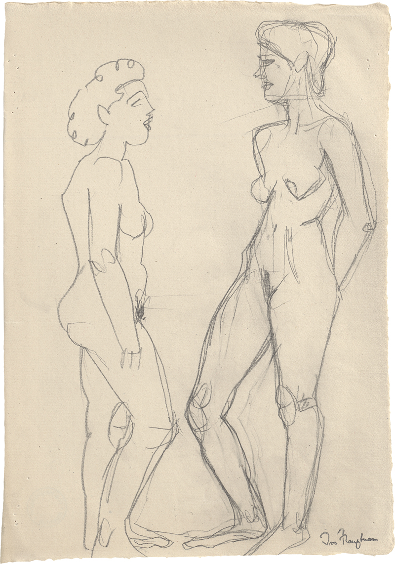 Lot 8121, Auction  126, Hauptmann, Ivo, Drei Aktzeichnungen